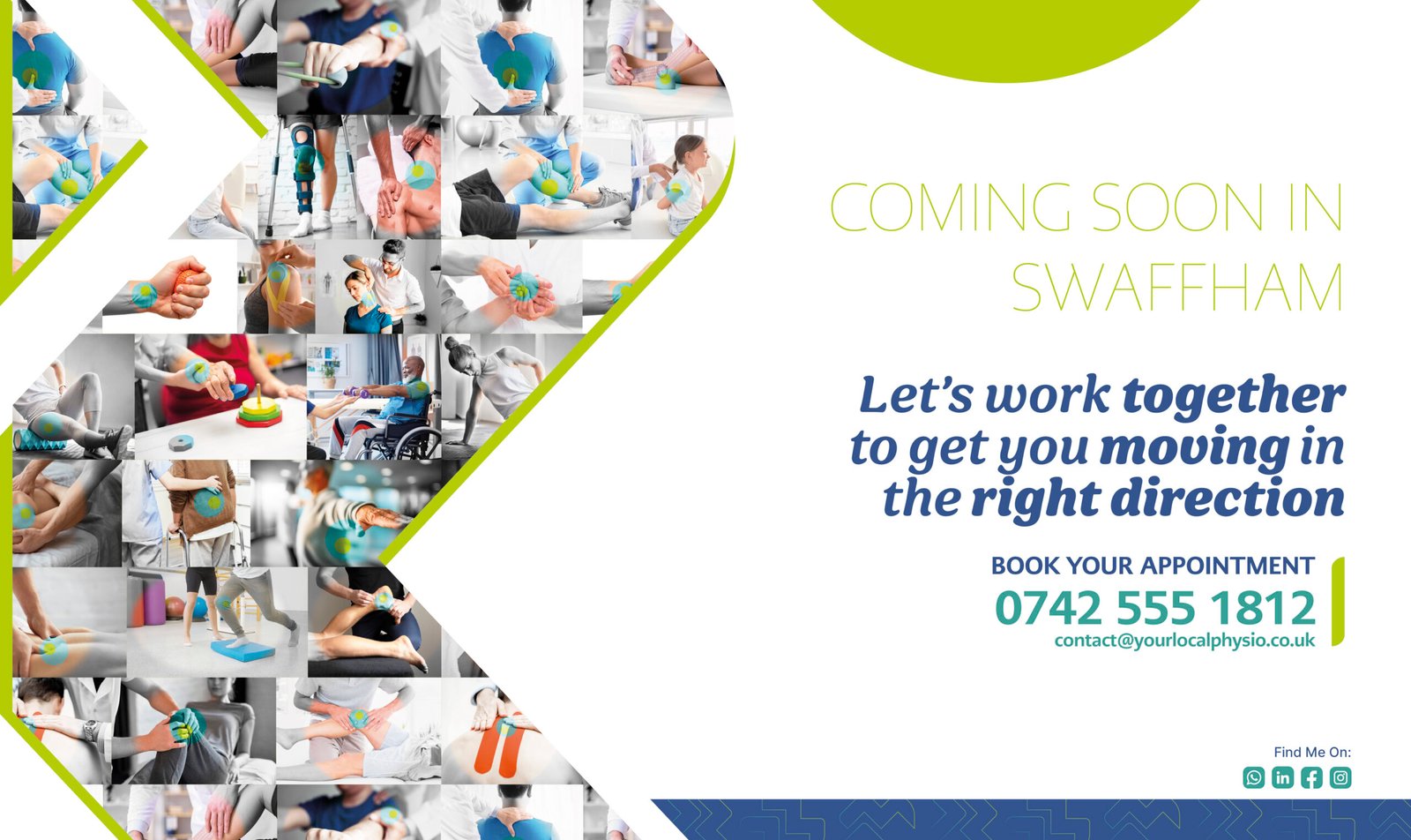 Your Local Physio Advert Poster Coming Soon